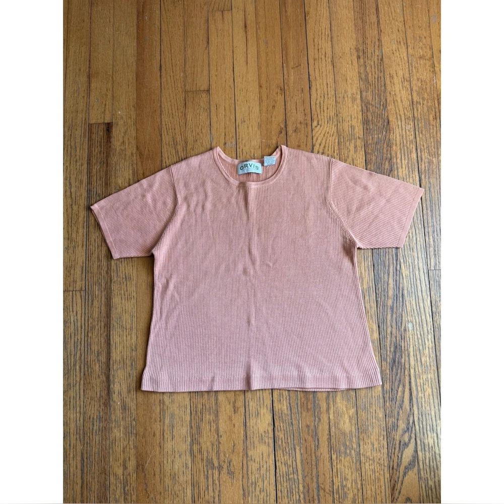 Orvis Kids Peach Short Sleeve Tee